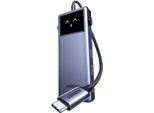 Hub Usb-C Ugreen Cm888 Uno, 7W1, Usb-C 3.2 Gen1, Pd 85W, Hdmi, Usb 3.0