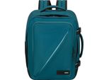 American Tourister Zaino Borsa Da Viaggio Con Scomparto Per Laptop Take2Cabin Casual Backpack 26,5L Totally Teal Petrolio