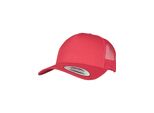 Flexfit 6506 | Cappello Retro Trucker A 5 Pannelli, Materiale Esterno In Twill Di Cotone - Colore: Rosso - Taglia: Unica
