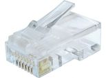 Gembird Gembird LC-8P8C-002/100 Connettore A Filo RJ-45 Trasparente