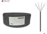 Cat 5E Utp Twisted Pair Cable Wire 100M Black Outdoor Cca
