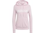 Felpa Con Cappuccio Adidas Essentials Logo Donna, Colore:Blu Scuro, Taglia:S