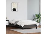 The Living Store Struttura Letto Grigia 100X200 Cm In Ecopelle