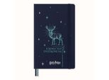 Taccuino Moleskine Harry Potter Patronum, L/A5, Misto (Foderato E Punteggiato), Copertina Rigida, Zaffiro