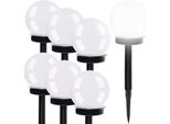 Lampada Solare Da Giardino - Set Sferico Da 6 Pz. 23562