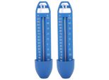 2PCS Termometro Galleggiante Per Acqua Termometro Per Piscina, Laghetto, Spa, Facile Da Leggere E In Plastica Infrangibile