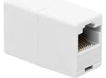 5X Accoppiatore RJ45 Cat5 - 8P8C Femmina-Femmina - Connessione Di Rete Diritta - Contatti Placcati Oro - Bianco - 5 Pezzi [05266]