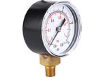 Manometro 50Mm Quadrante 1/8 Bspt Connessione Inferiore Per Aria Acqua Olio Gas (0-15PSI 0-1Bar)
