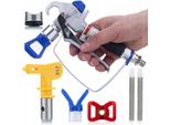 Pistola A Spruzzo Rosfix Per L'unità PM-RUS01 Ultraspray Con Coperchio + Ugello Rosfix Ultra Spray 517 + 2X Filtro A Pettine Bianco 60 Mesh
