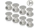 Aopunly Set Di 8 Gambe Per Mobili Set Di Gambe Per Tavoli Gambe Per Divani Gambe Per Letti Gambe Per Divani Gambe Per Armadi Gambe Per Mobili Alluminio 4X60Mm