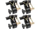 Succebuy Cinghie Di Tensione Per Telai Di Scale, Adatte Per Fissaggi A Tubo Quadro, 38 Mm X 2,25 M, Cinghie A Cricchetto Con Ganci A J, Portata 226,8 Kg, Cinghie Di Carico Con Chiusura A Fibbia (Set Di 4)