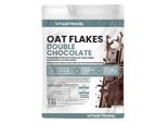 Vitastrong Double Choco Fiocchi D'avena 1 Kg - Fiocchi D'avena Al Cioccolato Per Porridge, Colazione E Spuntini, Ricchi Di Fibre E Proteine