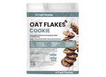 Biscotti Di Farina D'avena Vitastrong 1 Kg - Farina D'avena Integrale Al Gusto Di Biscotto, Ricca Di Fibre E Proteine, Per Colazione, Porridge, Snack