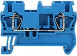 Connettore A 4 Binari Zug St Blu Per Guida Din