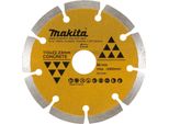 Disco Diamantato Makita, Liscio, 115 Mm, Taglio A Secco - Calcestruzzo