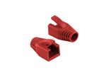 Spina RJ45 Logilink Con Manicotto Antipiega Rosso 8,0 Mm (50 Pezzi)
