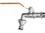 Rubinetto Da Giardino Bradas 1/2" In Ottone Nichelato"