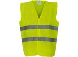 Yoko HVW102 | Gilet Hi Vis 2 Bands - Gilet Di Sicurezza - En Iso 20471 - Colore: Giallo Hi-Vis - Taglia: 3XL