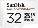 Sandisk High Endurance - Scheda Di Memoria Flash (Adattatore Microsdhc/Sd Incluso) - 32 Gb - Classe Video V30 / UHS-I U3 / Classe10 - Microsdhc UHS-I