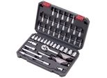 Kraftwerk Kra 204.101.000 Set Di Chiavi A Bussola Basic Line, 1/4", 42 Pezzi."