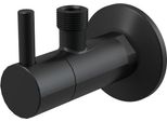 Alcadrain Eckventil Mit Einem Filter 1/2"×3/8"", Schwarz-Matt"