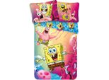 Jerry Fabrics Spongebob SBOB19BS049 Biancheria Da Letto Per Bambini Sponge Bob Squarepants, 2 Pezzi, 140X200 Cm + 70X90 Cm