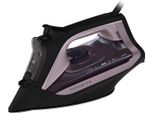 Rowenta DW4345 Express Steam Ferro Da Stiro A Vapore Piastra In Acciaio Inox 2600 Watt Nero Rosa