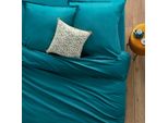 Copripiumino In Cotone - Verde Acqua 240X220 Cm - Atmosphera CréAteur D'intéRieur