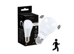 Mari Led Sensor E27 Con Sensore Di Movimento E Crepuscolare, 8,5W 4000K Neutro Nw 806Lm EDO777392 Edo Solutions