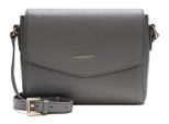 Lazarotti Pelle Borsa A Tracolla Bologna Leather Flat Crossbody Bag Grey Grigio