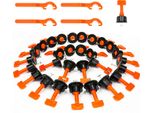 Sistema Di Livellamento Per Piastrelle Jiubiaz 220Pack Kit Per La Posa Delle Piastrelle, Alternativa Ai Cunei E Alle Linguette Di Trazione Aiuto Per La Posa Delle Piastrelle