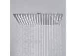 Joho Soffione Doccia Da Parete In Acciaio Inox 304 Con Ugelli Antiicalcare 40X40 Cm Quadrato