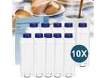 Filtro Acqua Tolletour Per Macchine Da Caffè Completamente Automatiche Delonghi DLSC002, Accessori Per Macchine Da Caffè Della Serie Ecam, Etam Ed Esam, Confezione Da 10 Pezzi