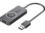 External Usb 2.0 Audio Card Vention Cdrbf 1M (Black)