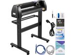 Vevor Plotter Per Il Taglio Del Vinile Max. Avanzamento 720 Mm Taglierina Per Vinile Motore Passo-Passo 800 Mm/S Macchina Plotter Spessore Di Taglio Max. 3 Mm, Plotter Per Vinile Con Portalama, Taglierina Per Vinile Con Signcut & Signmaster
