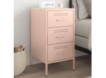 Comodino Semplice Rosa 36X39X68 Cm In Acciaio - Comodini E Armadi DE6160342 1Pacco