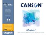 Canson Pad Montval Cold Pressed Skicář 12 48 X 36 Cm 300 G Bianco Naturale