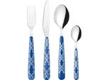 Guzzini Fusion Set Di Posate Da 24 Pezzi Mediterraan Blauw