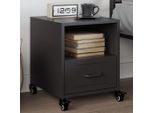Comodino Elegant Style Nero 36X39X43,5 Cm Acciaio - Comodini E Armadi Hommie4588815 1Pacco