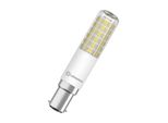 Ledvance Tubo Led T18 Slim 8W = 75W B15D Chiaro 1055Lm Bianco Caldo 2700K Dimmabile