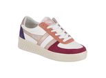 Gola Grandslam Quad - Scarpe Da Ginnastica Da Donna - O.Wht-Cerise-R.Gold-Plum, Taglia:40 Eu