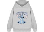Lilo & Stitch - Felpa Con Cappuccio "College"" Per Bambina NS8491 (158-164) (Grigio Melange)"