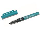 Penna Con Punta In Fibra V Sign Pen 0,6 Mm Punta Tonda Blu Chiaro Confezione Da 12