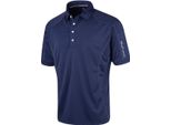 Island Green - Polo Trapuntata Da Uomo - Emblema PB317 (S) (Blu Inchiostro)