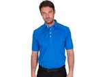 Island Green - Polo Trapuntata Da Uomo - Emblema PB317 (S) (Azzurro)