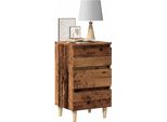 Best MöBel Comodino Effetto Legno Antico 40X35X69 Cm Materiale Legno - Comodini E Armadi Cloris New8086301 1Pacco