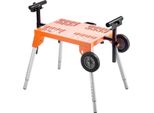 Supporto Per Troncatrice Vevor, Portata 150 Kg, Supporto Pieghevole A Rulli In Acciaio Per Troncatrice, Regolabile In Altezza E Lunghezza