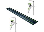 Guida Festool Fs 1400/2 Bl 1400 Mm Blu ( 578246 ) 100Y Anniversary Edition + 2X FS-HZ 160 Morsetto A Leva ( 2X 491594 )
