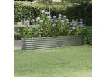 Maison Exclusive - Letto Giardino Acciaio Zincato 224X40X36Cm Argento
