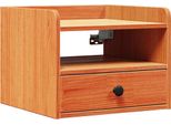 Syfax™ Comodino Con Cassetto Marrone Cerato 38 X 36 X 29,5 Cm